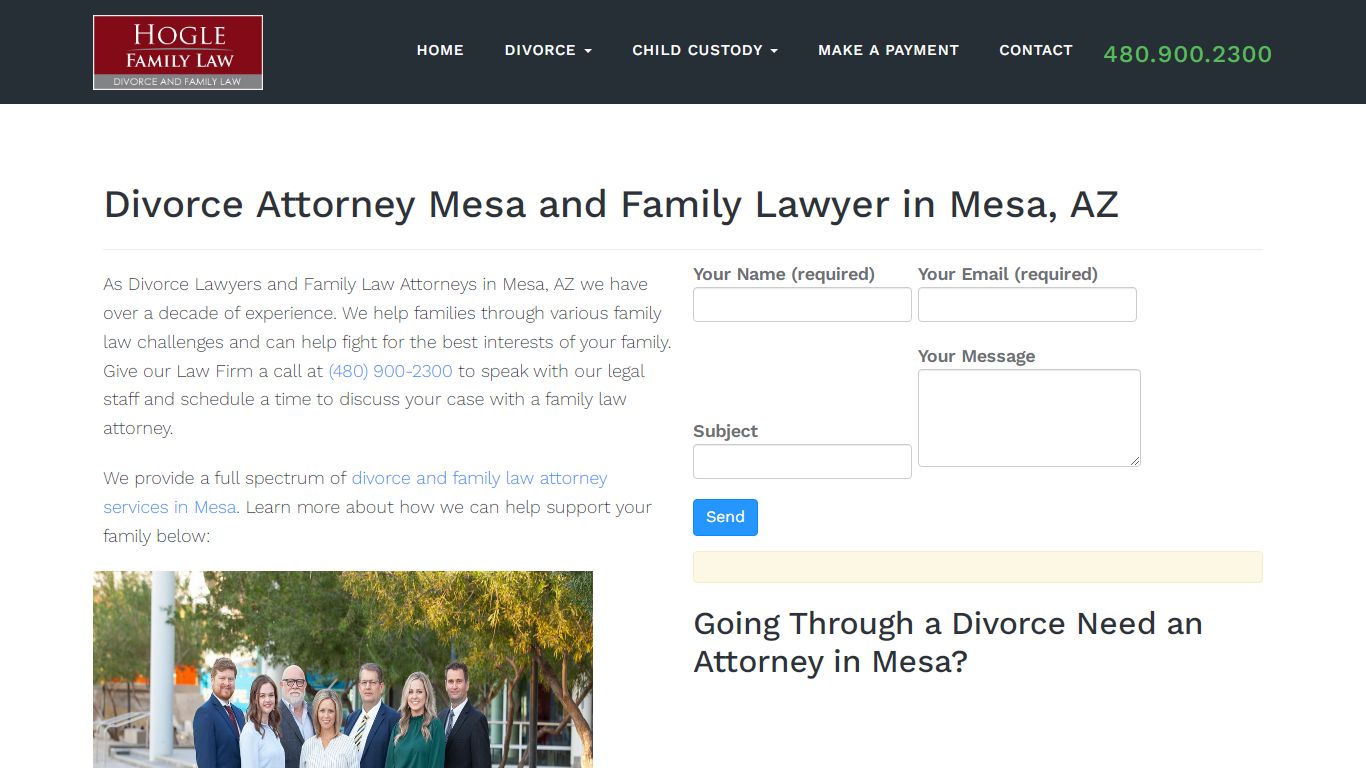 Divorce Attorney Mesa and Family Lawyer in Mesa, AZ